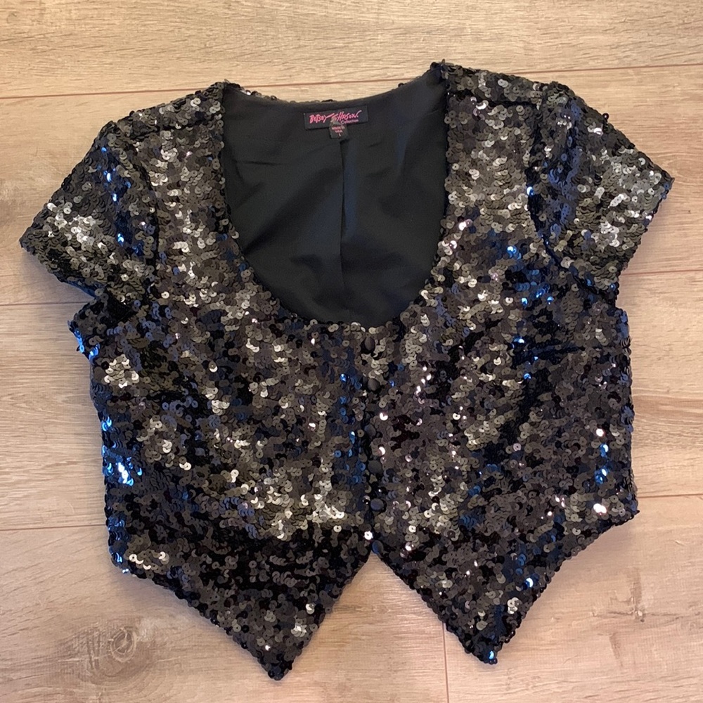 Betsey Johnson (Vintage) Seqined Top
